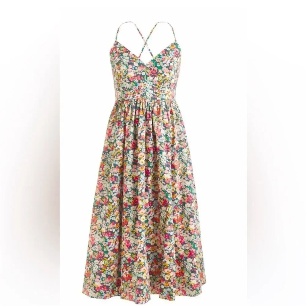 J. Crew X Liberty Thorpe Dress 0